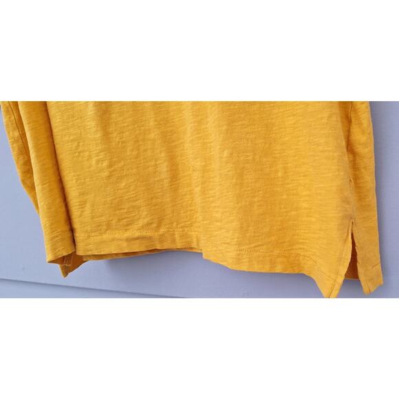 Madewell Women's Muscle Tee Tank Top Marigold Yellow 100% Cotton Size XXL - Picture 6 of 8